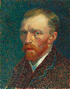Self-Portrait-artist-panel-board-Vincent-van-Gogh-1887